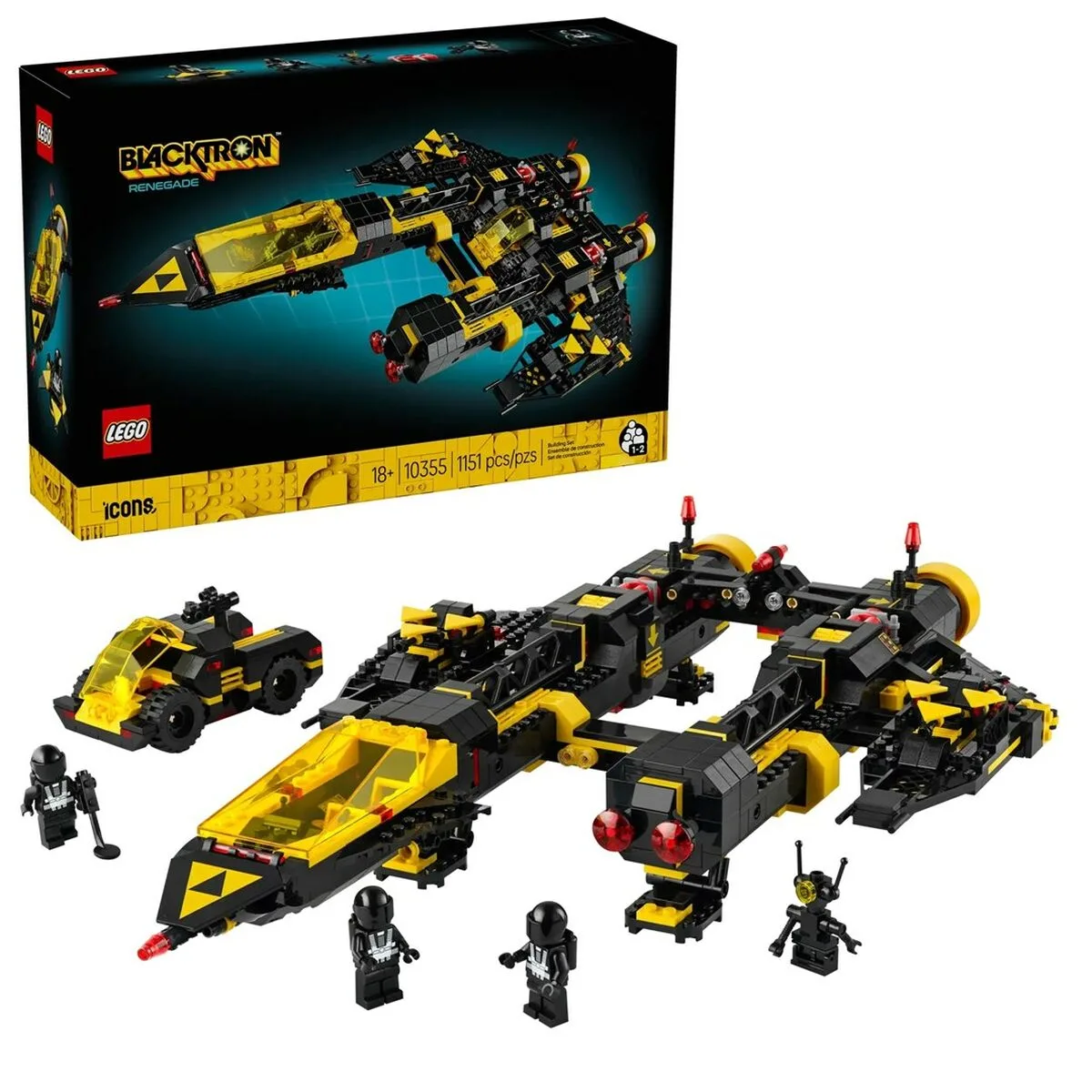JUEGO DE CONSTRUCCIÓN LEGO 10355 BLACKTRON RENEGADE 1151 PIEZAS
