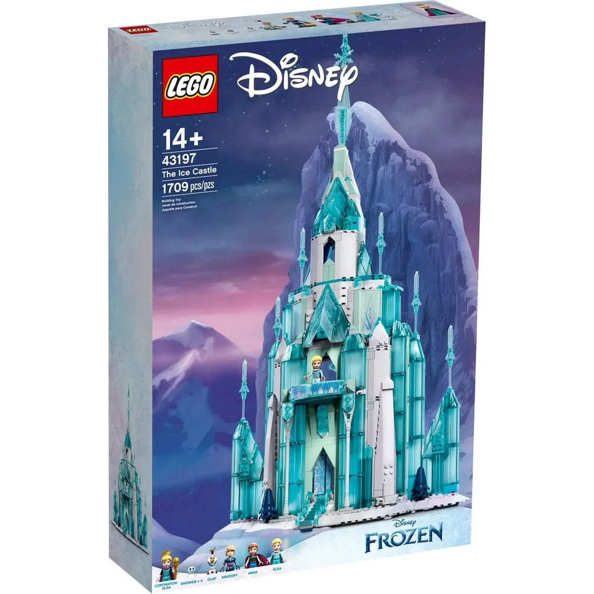 JUEGO DE CONSTRUCCIÓN LEGO 43197 FROZEN - THE ICE CASTLE 1709 PIEZAS