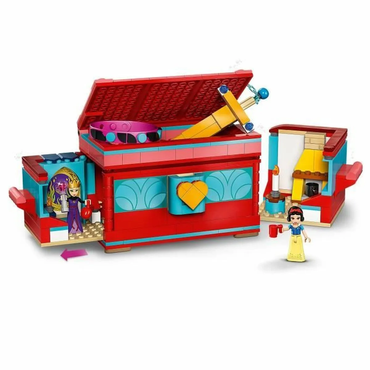 JUEGO DE CONSTRUCCIÓN LEGO 43276 SNOW WHITE'S JEWELRY BOX MULTICOLOR 358 PIEZAS