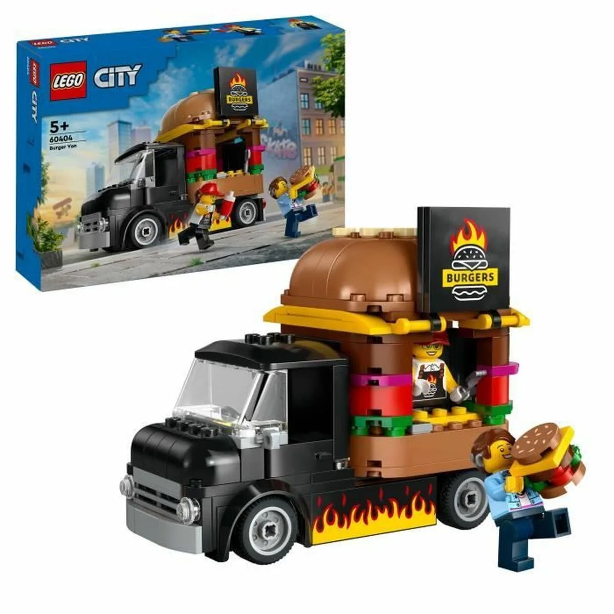 JUEGO DE CONSTRUCCIÓN LEGO 60404 HAMBURGER TRUCK MULTICOLOR