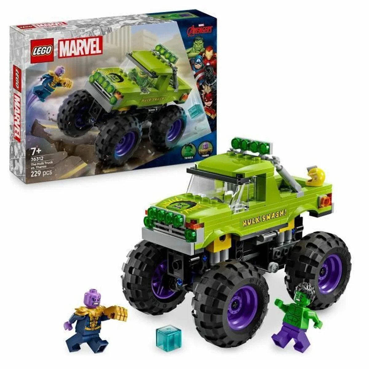 JUEGO DE CONSTRUCCIÓN LEGO 76312 HULK VS. THANOS OFF-ROADER