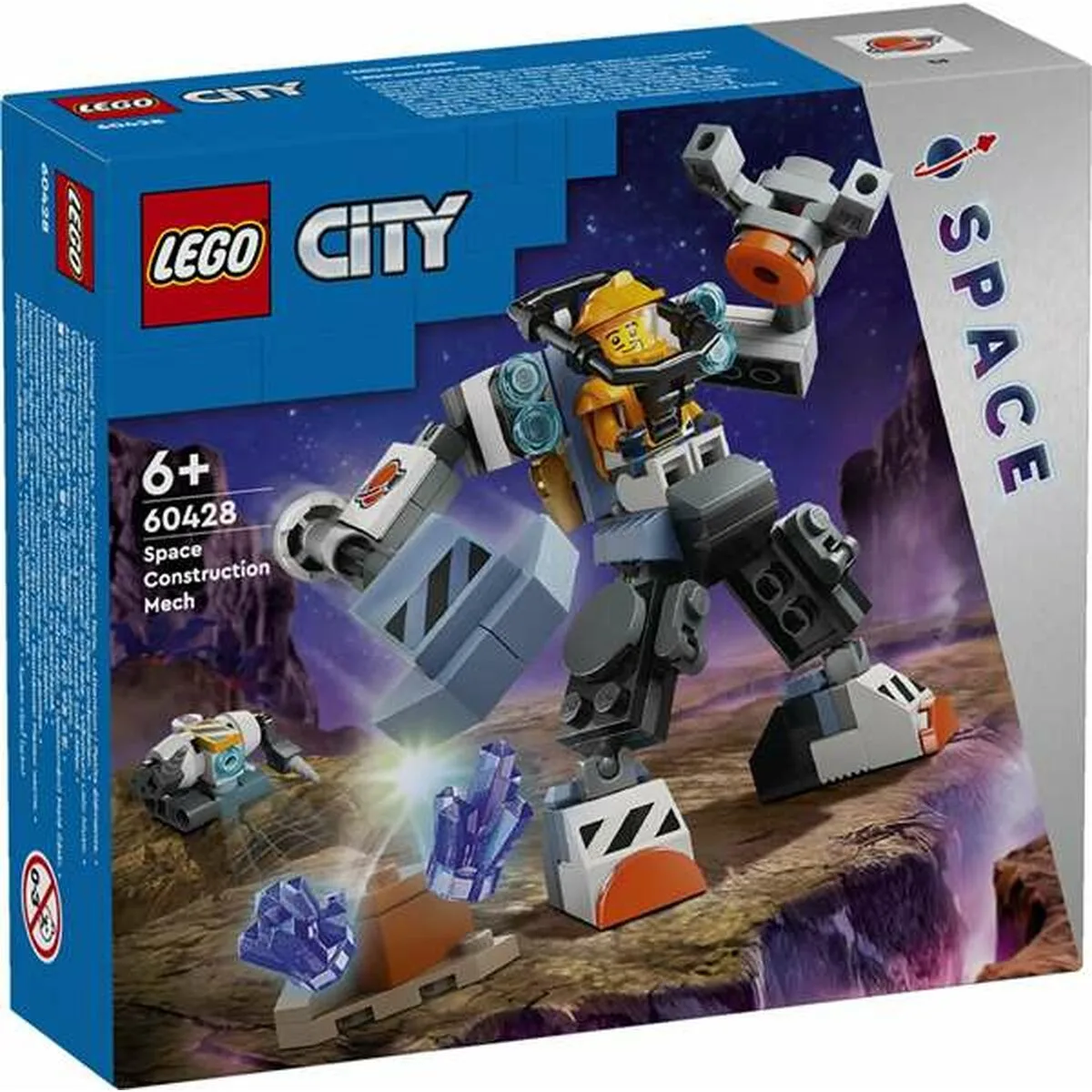 JUEGO DE CONSTRUCCIÓN LEGO CITY 60428 SPACE MECHA MULTICOLOR 220 PIEZAS