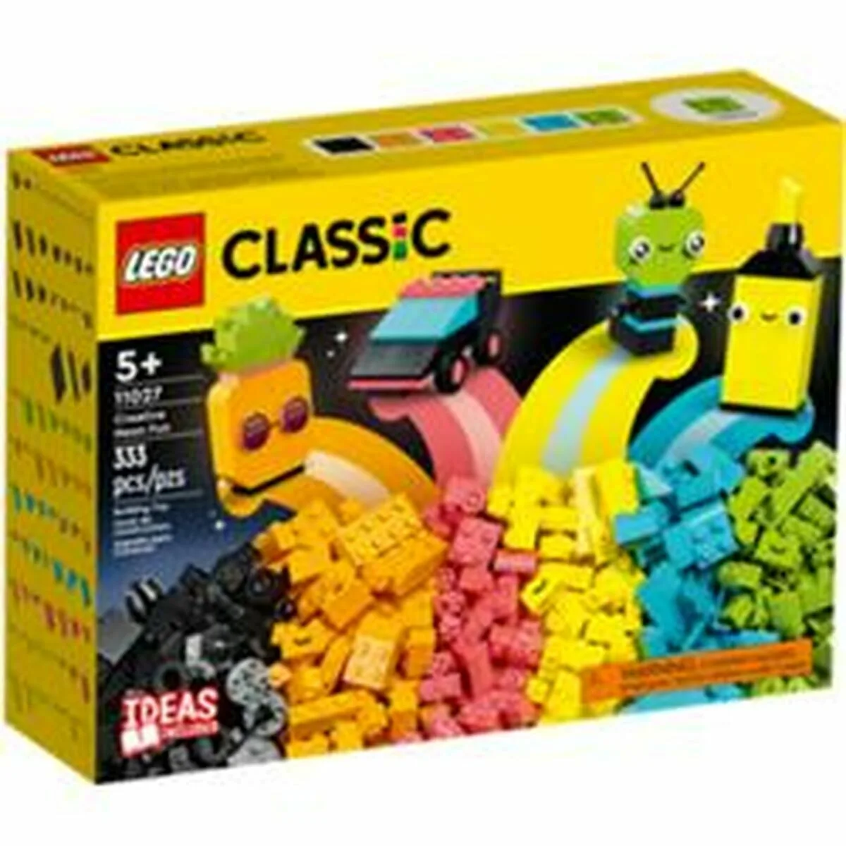 JUEGO DE CONSTRUCCIÓN LEGO DIVERSIÓN CREATIVA EN NEÓN 333 PIEZAS