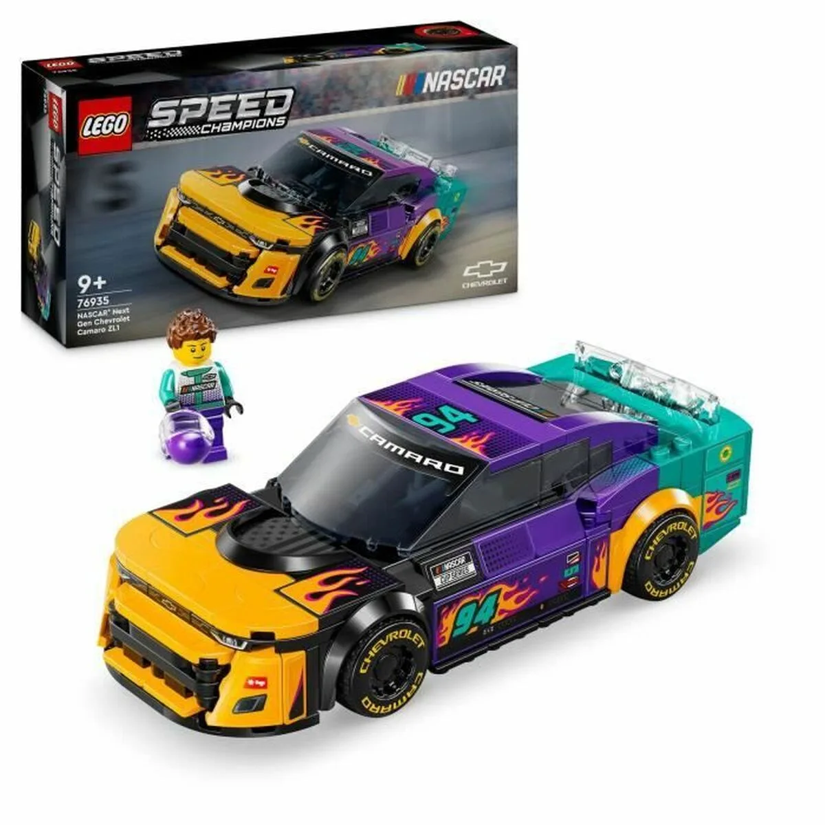 JUEGO DE CONSTRUCCIÓN LEGO NASCAR NEXT GEN CHEVROLET CAMARO ZL1 328 PIEZAS