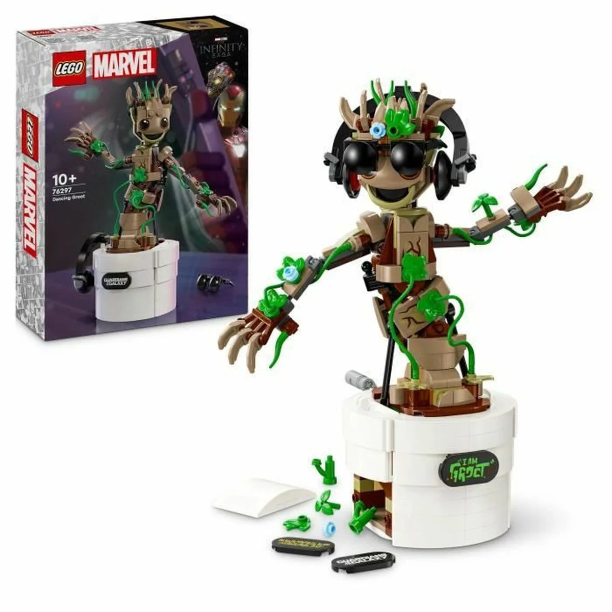 JUEGO DE CONSTRUCCIÓN MARVEL EL BAILE DE BABY GROOT LEGO 76297