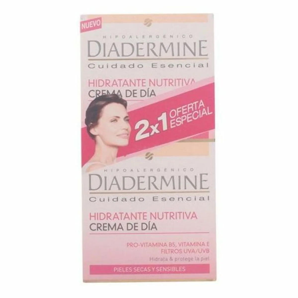 SET DE COSMÉTICA MUJER DIADERMINE PH5 CREMA DE DÍA 2 PIEZAS