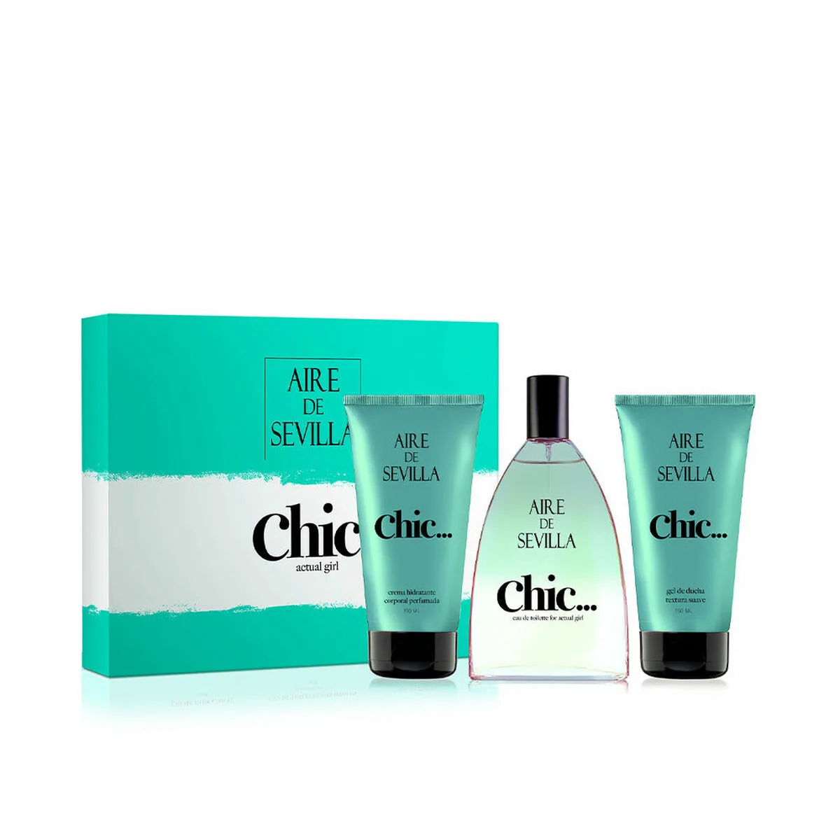 SET DE PERFUME MUJER AIRE DE SEVILLA CHIC… EDT 3 PIEZAS