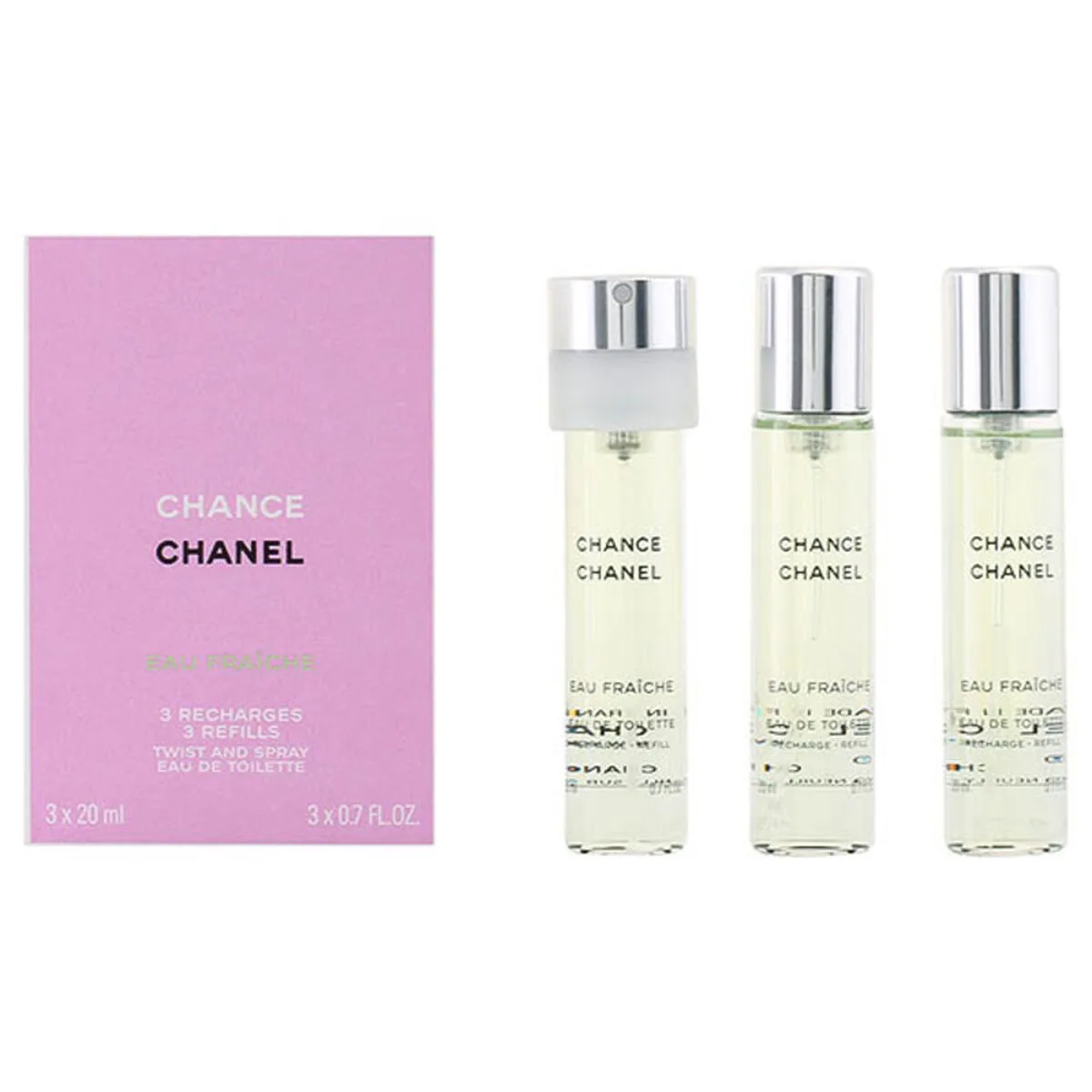 SET DE PERFUME MUJER CHANCE EAU FRAICHE CHANEL (3 PCS) CHANCE EAU FRAICHE