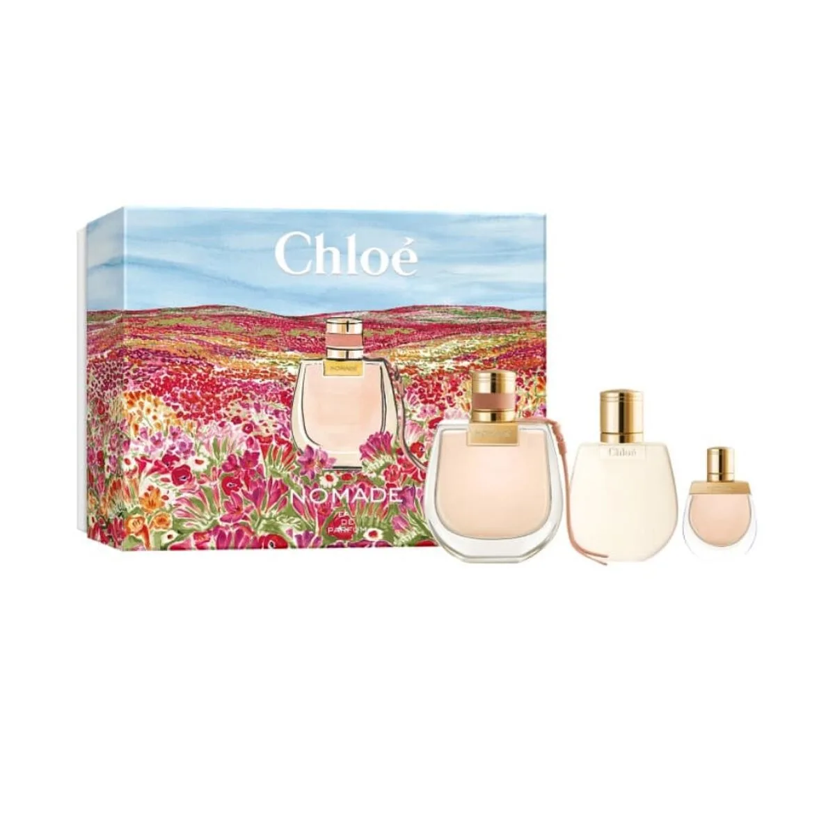 SET DE PERFUME MUJER CHLOE NOMADE EDP NOMADE 3 PIEZAS