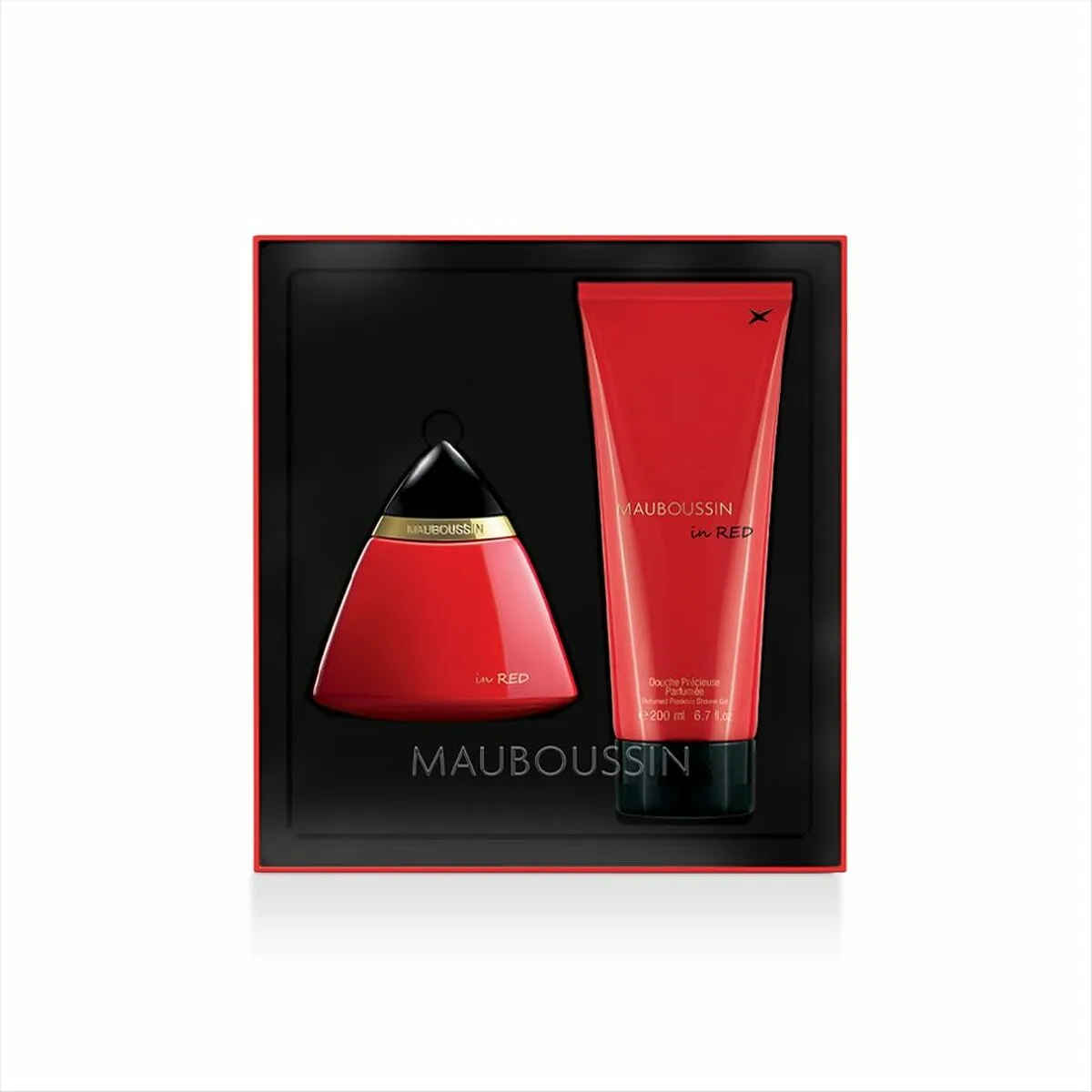 SET DE PERFUME HOMBRE MAUBOUSSIN IN RED 100 ML 2 PIEZAS