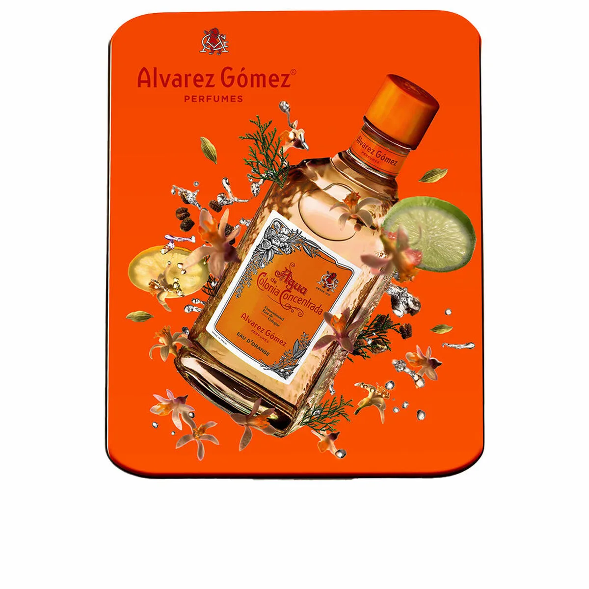 SET DE PERFUME UNISEX ALVAREZ GOMEZ AGUA DE COLONIA AGUA DE COLONIA CONCENTRADA EAU D'ORANGE 2 PIEZAS
