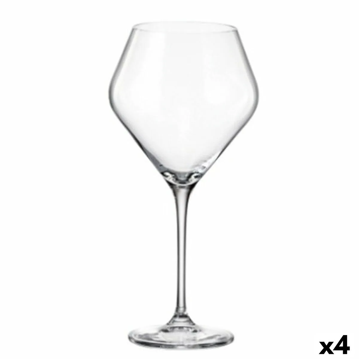 SET DE COPAS DE VINO BOHEMIA CRYSTAL GALAXIA 610 ML 6 PIEZAS (6 UNIDADES) (4 UNIDADES)