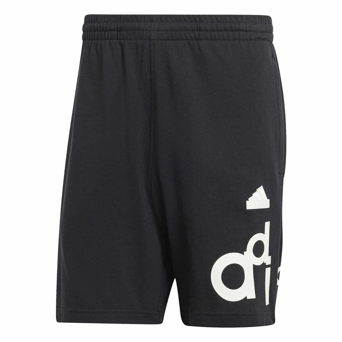PANTALÓN CORTO DEPORTIVO ADIDAS BL SHORT Q1 GRAPHIC NEGRO