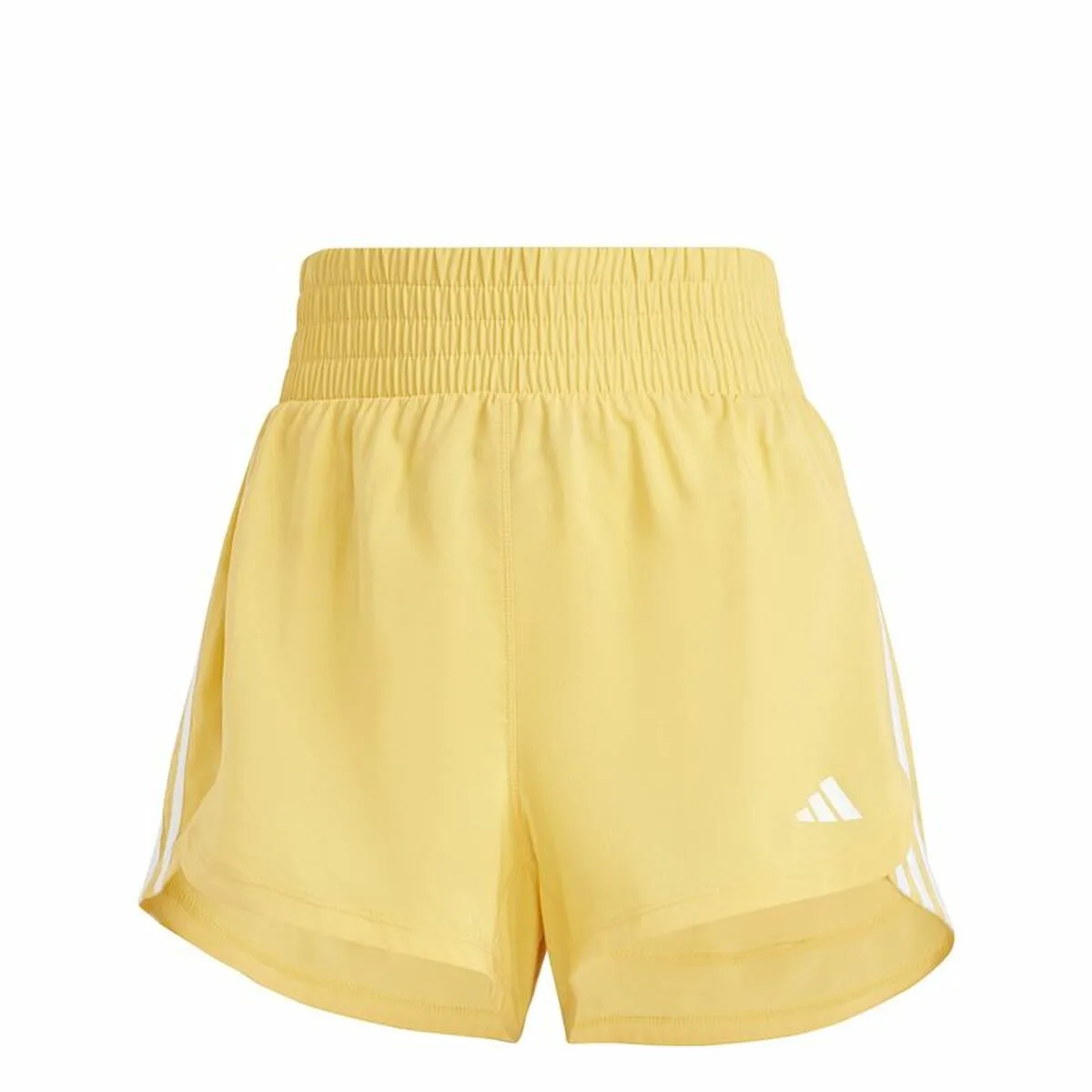 PANTALÓN CORTO DEPORTIVO ADIDAS ESSENTIALS PACER WVN HIGH AMARILLO