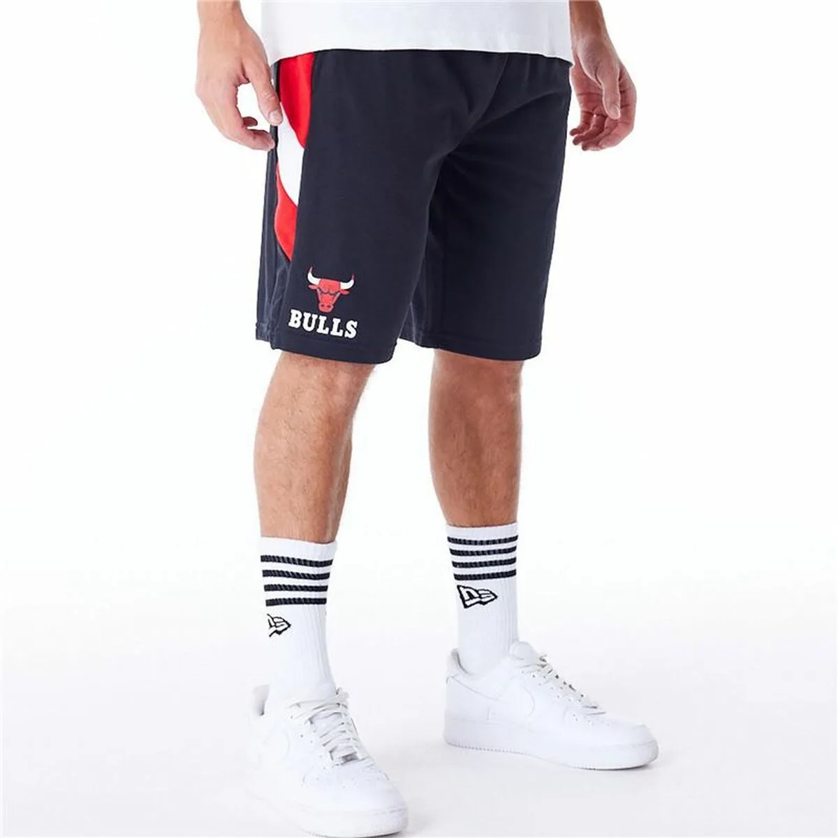 PANTALÓN CORTO DEPORTIVO NEW ERA NBA CHICAGO BULLS NEGRO