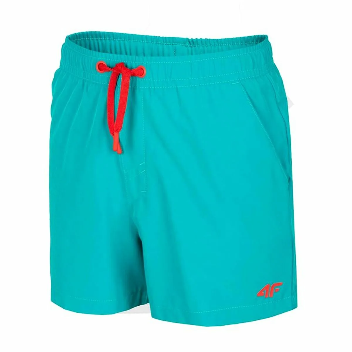 PANTALONES CORTOS DEPORTIVOS PARA NIÑOS 4F JSKMT001  TURQUESA