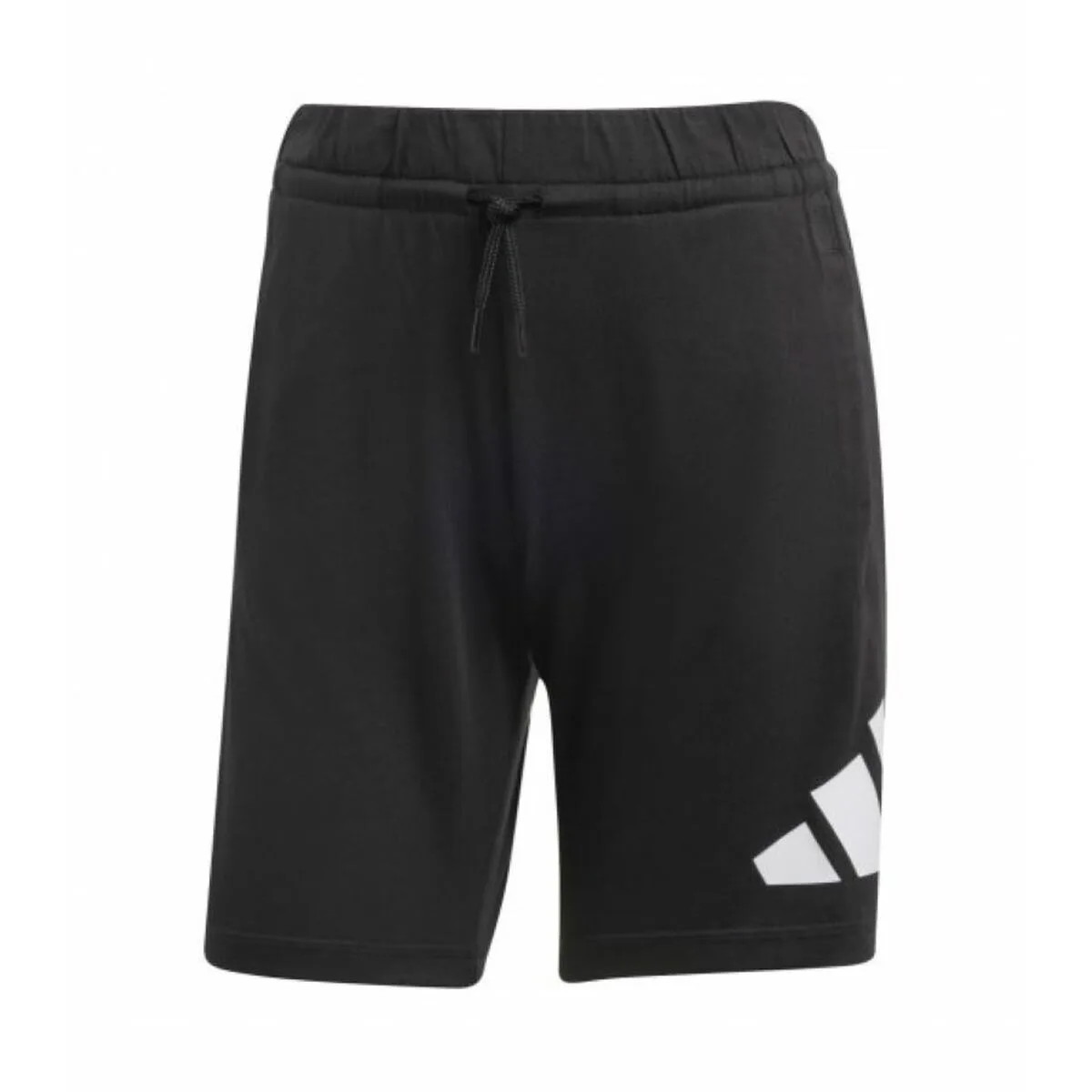 PANTALONES CORTOS DEPORTIVOS PARA NIÑOS ADIDAS J BL KN SH 210 JE1391 NEGRO