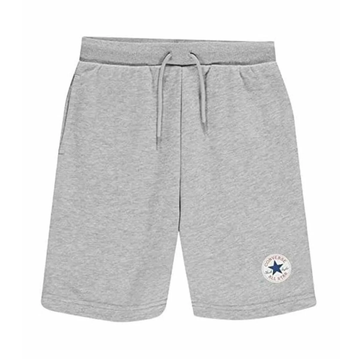 PANTALONES CORTOS DEPORTIVOS PARA NIÑOS CONVERSE CHUCK PATCH TEE 969002 042 GRIS
