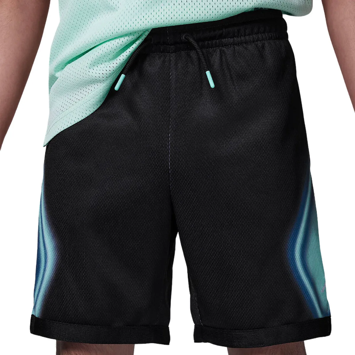 PANTALONES CORTOS DEPORTIVOS PARA NIÑOS JORDAN JDB AIR HEAT MAP DIAMOND SHORT 95D149 023 NEGRO