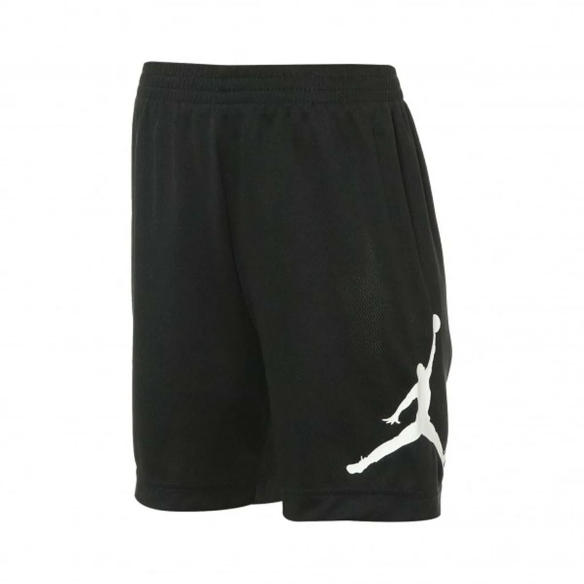 PANTALONES CORTOS DEPORTIVOS PARA NIÑOS JUMPMAN WRAP NIKE MESH 957371 023 NEGRO