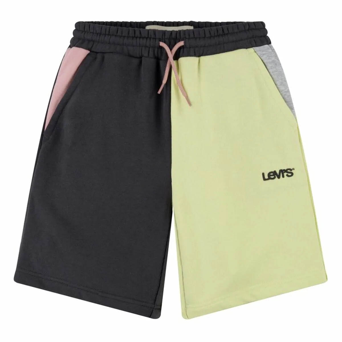 PANTALONES CORTOS DEPORTIVOS PARA NIÑOS LEVI'S VERDE NEGRO