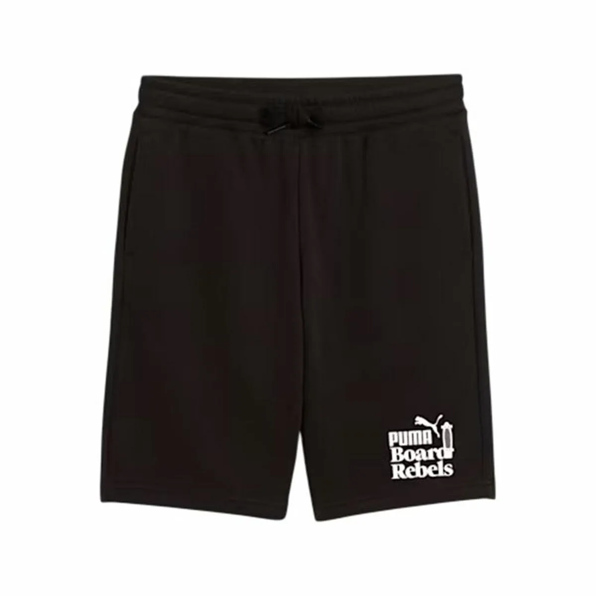 PANTALONES CORTOS DEPORTIVOS PARA NIÑOS PUMA MID90S NEGRO