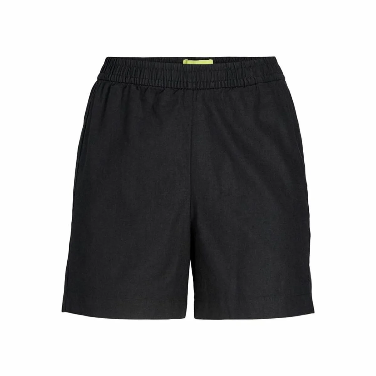 PANTALONES CORTOS DEPORTIVOS PARA MUJER JACK & JONES NEGRO LINO