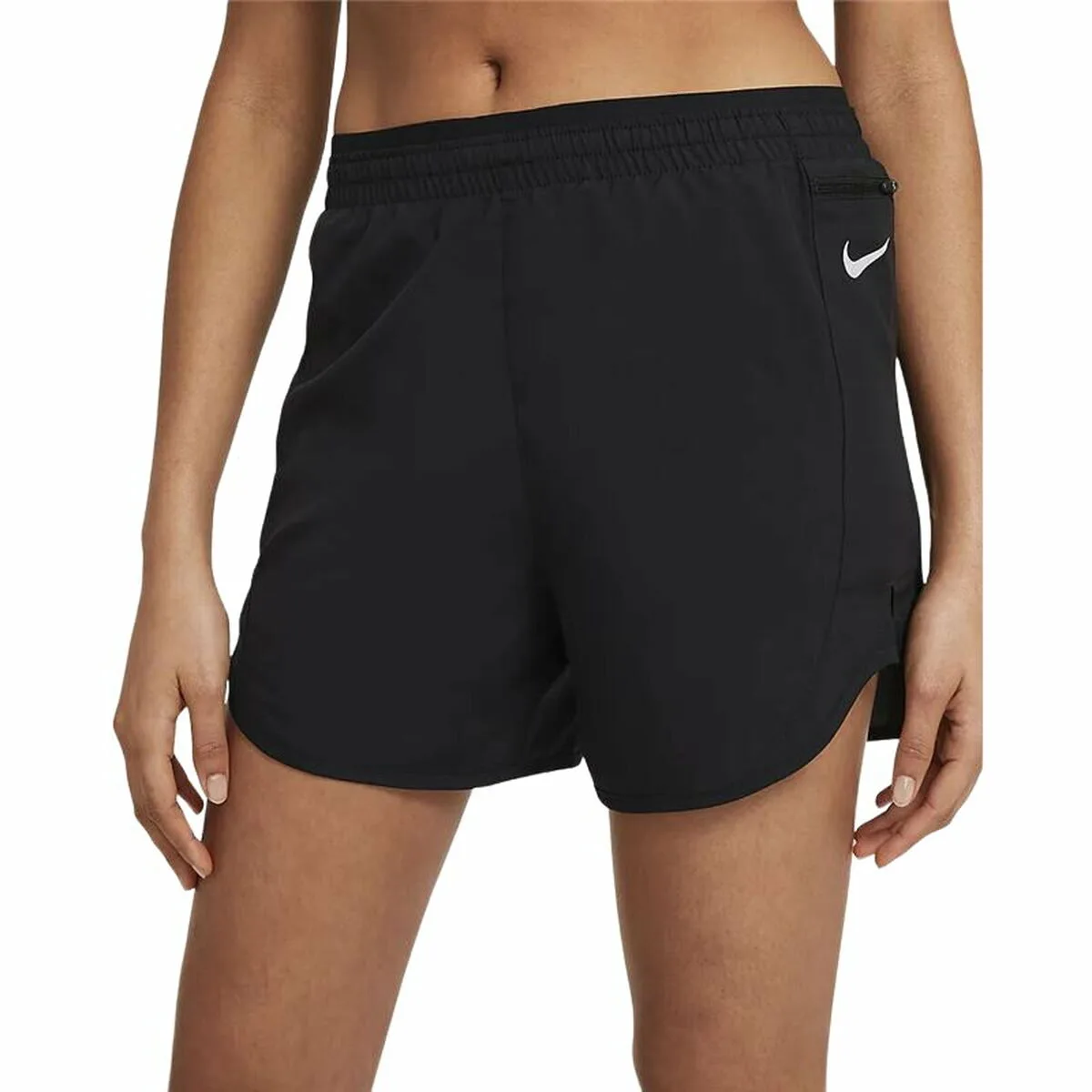 PANTALONES CORTOS DEPORTIVOS PARA MUJER NIKE TEMPO LUXE  NEGRO