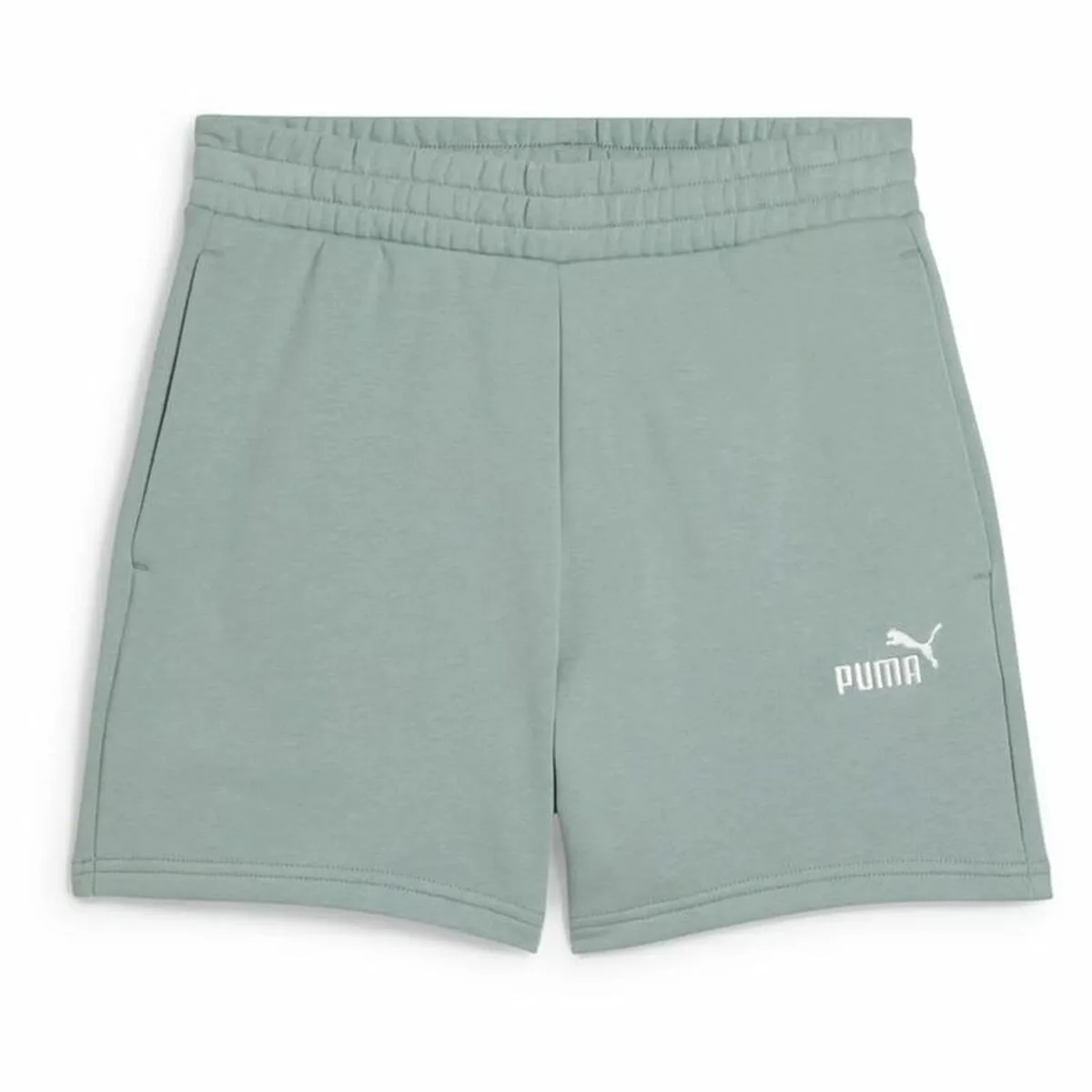 PANTALONES CORTOS DEPORTIVOS PARA MUJER PUMA ESSENTIALS VERDE