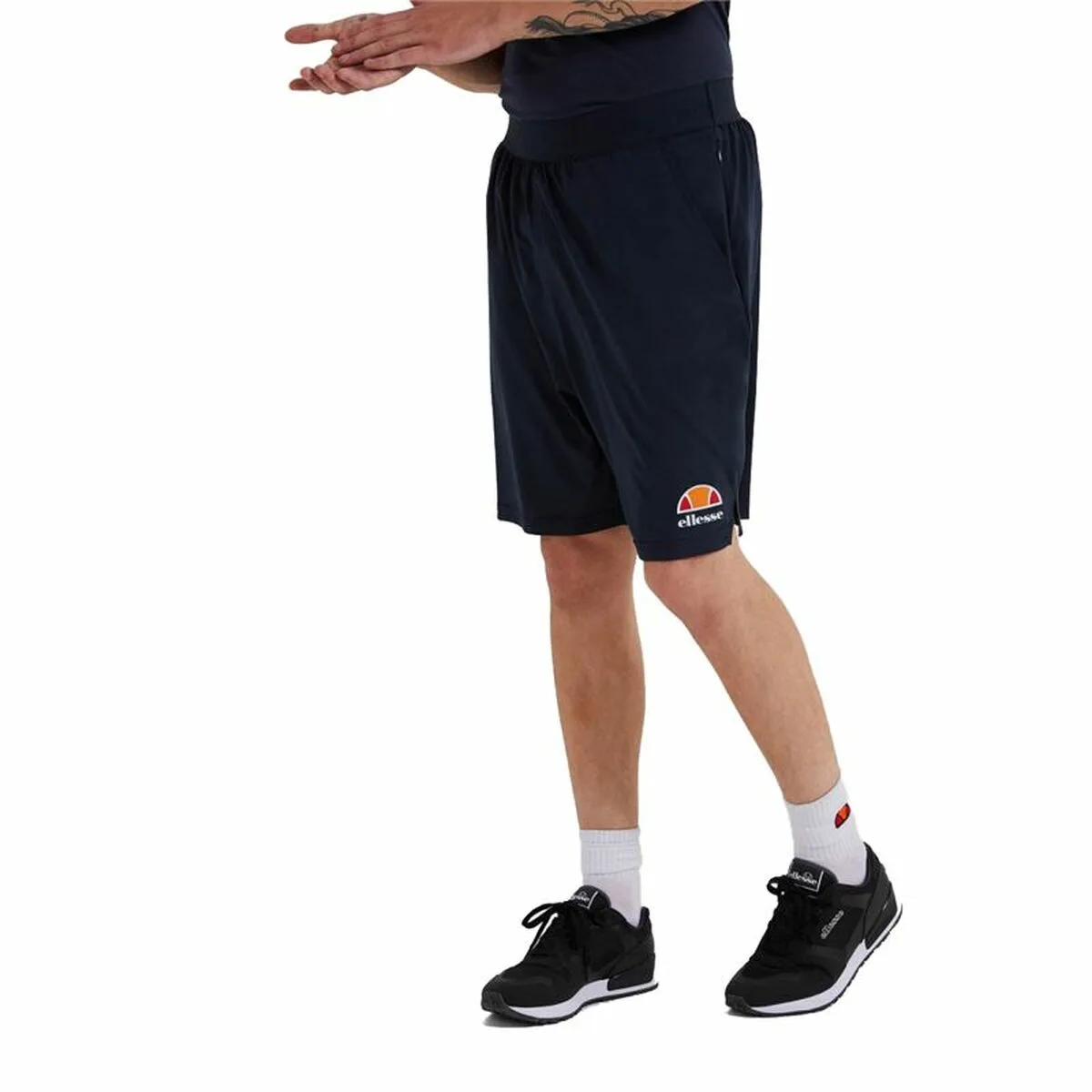 PANTALONES CORTOS DEPORTIVOS PARA HOMBRE ELLESSE VIVALDI AZUL OSCURO
