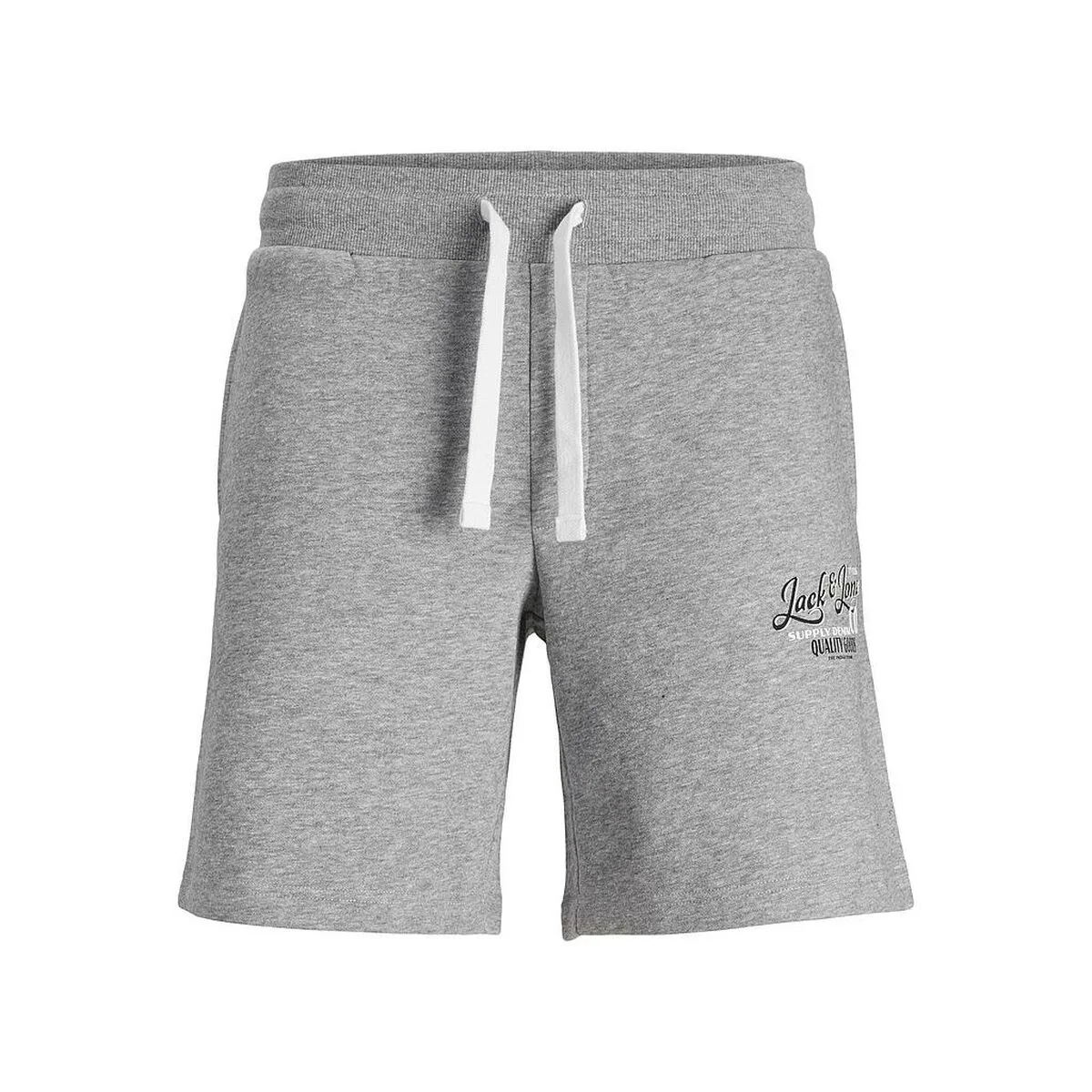 PANTALONES CORTOS DEPORTIVOS PARA HOMBRE JACK & JONES JPSTANDY SWEAT 12225087 GRIS