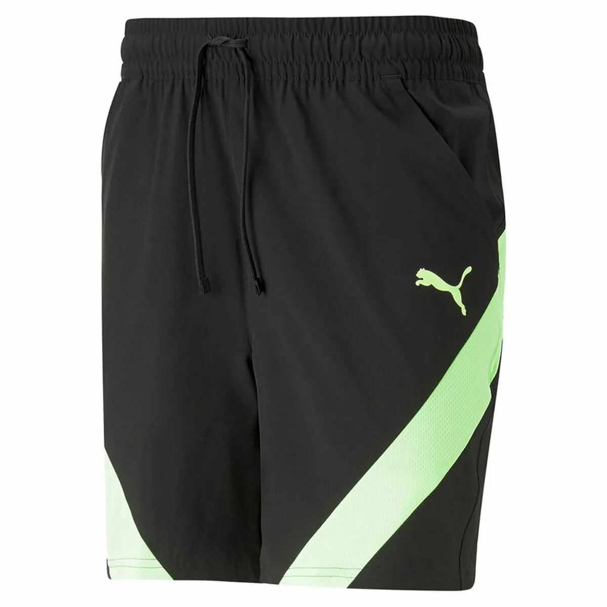 PANTALONES CORTOS DEPORTIVOS PARA HOMBRE PUMA FIT  NEGRO