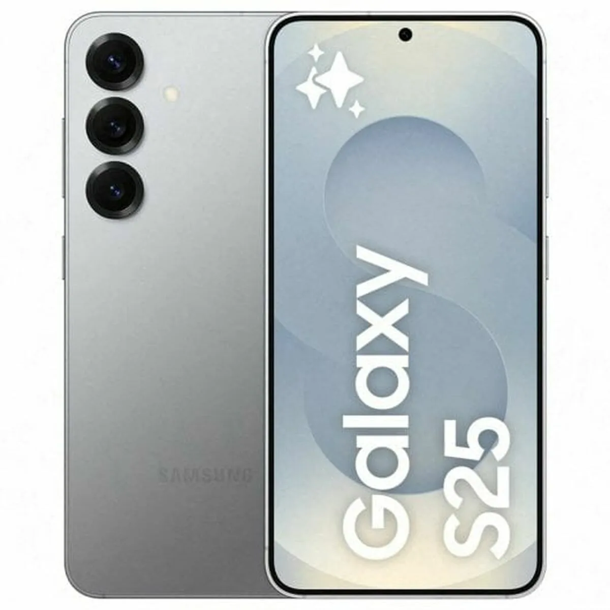 SMARTPHONE SAMSUNG GALAXY S25 6,2" QUALCOMM SNAPDRAGON 8 ELITE 12 GB RAM 256 GB PLATEADO