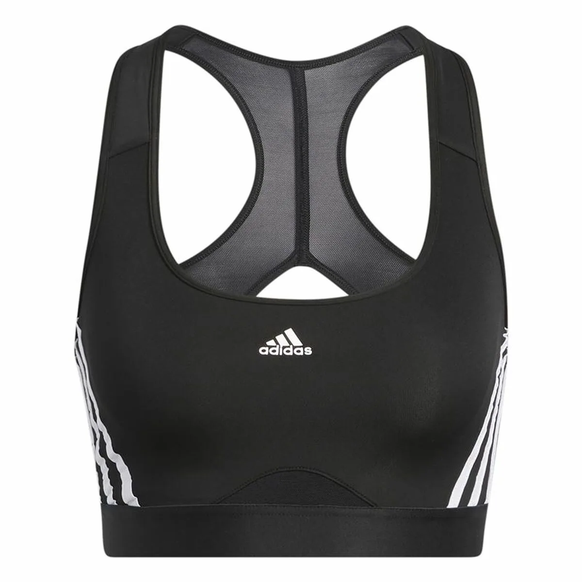 SUJETADOR DEPORTIVO ADIDAS PWR MS 3S NEGRO