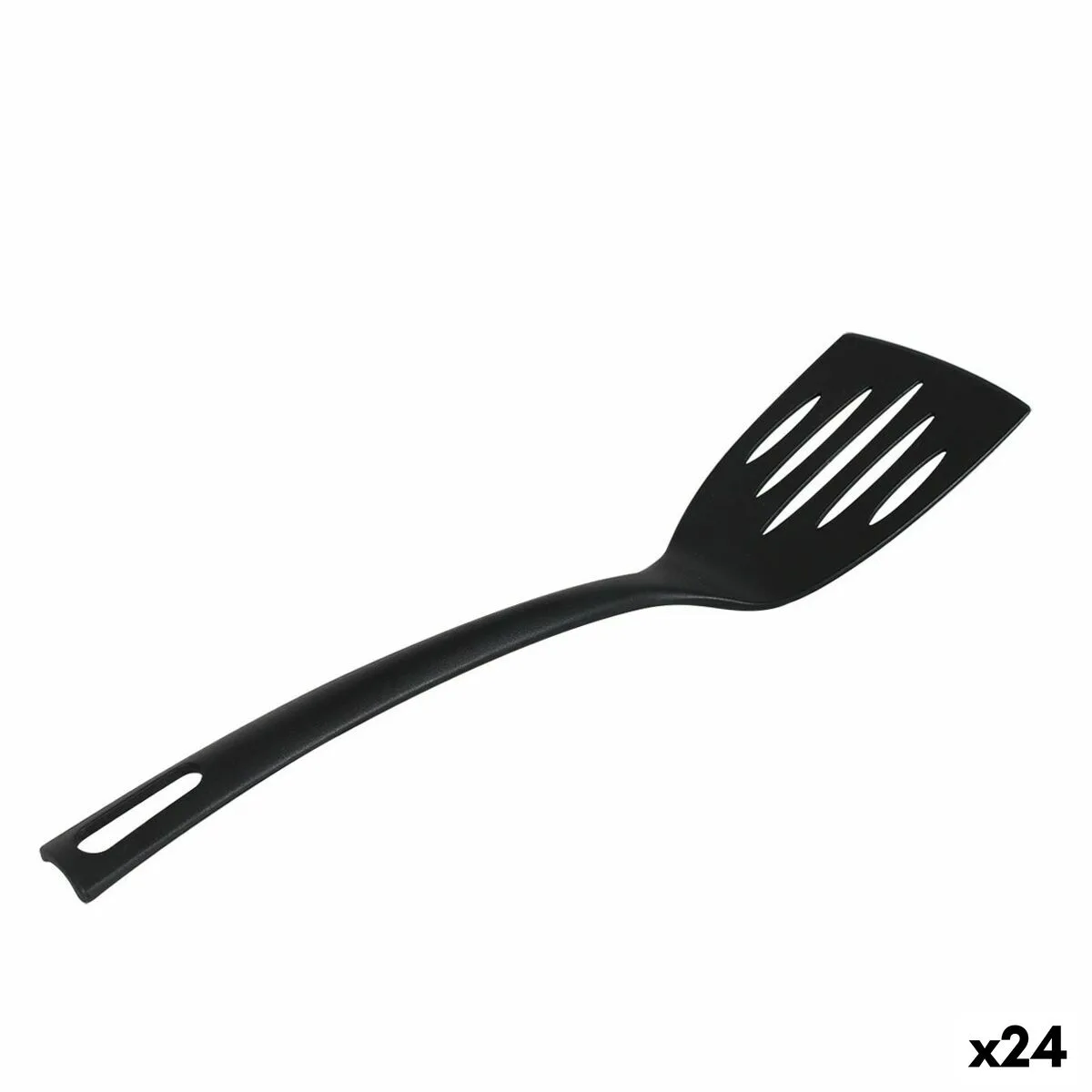 ESPÁTULA DE COCINA QUTTIN   NEGRO NAILON 30 X 7 CM 30 X 7 X 3 CM (24 UNIDADES)