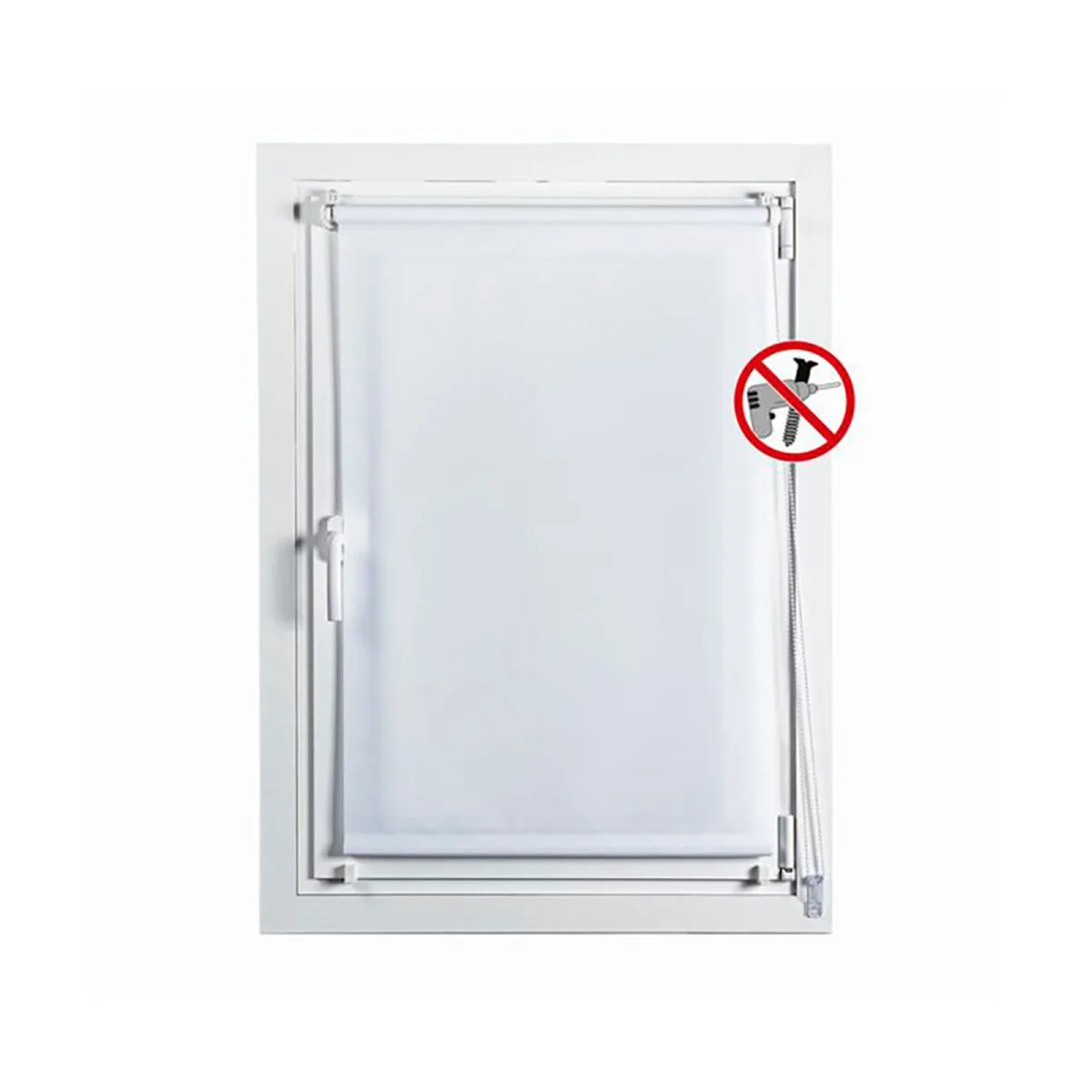 ESTOR ENROLLABLE STOR PLANET CLIP&FIX OPACO MARFIL (120 X 180 CM)