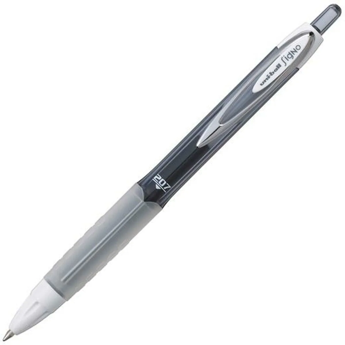 BOLIGRAFO DE TINTA LÍQUIDA UNI-BALL ROLLERBALL SIGNO UM-207 NEGRO 0,4 MM (12 PIEZAS)