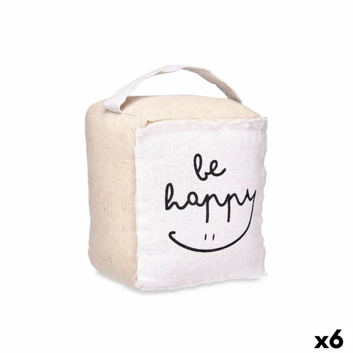 SUJETADOR DE PUERTA BE HAPPY CUBO 16 X 19 X 14,5 CM (6 UNIDADES)