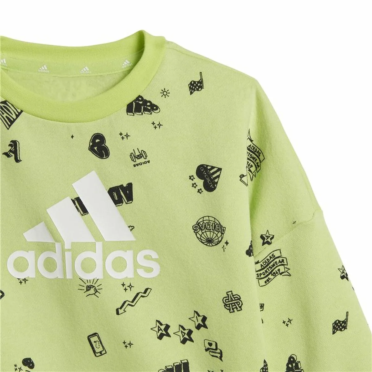 CHÁNDAL INFANTIL ADIDAS I BLUV Q3 CSET VERDE