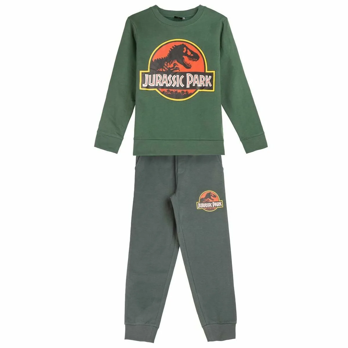 CHÁNDAL INFANTIL JURASSIC PARK VERDE OSCURO