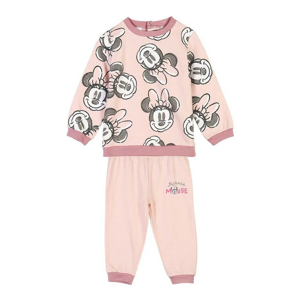 CHÁNDAL INFANTIL MINNIE MOUSE ROSA OCRE