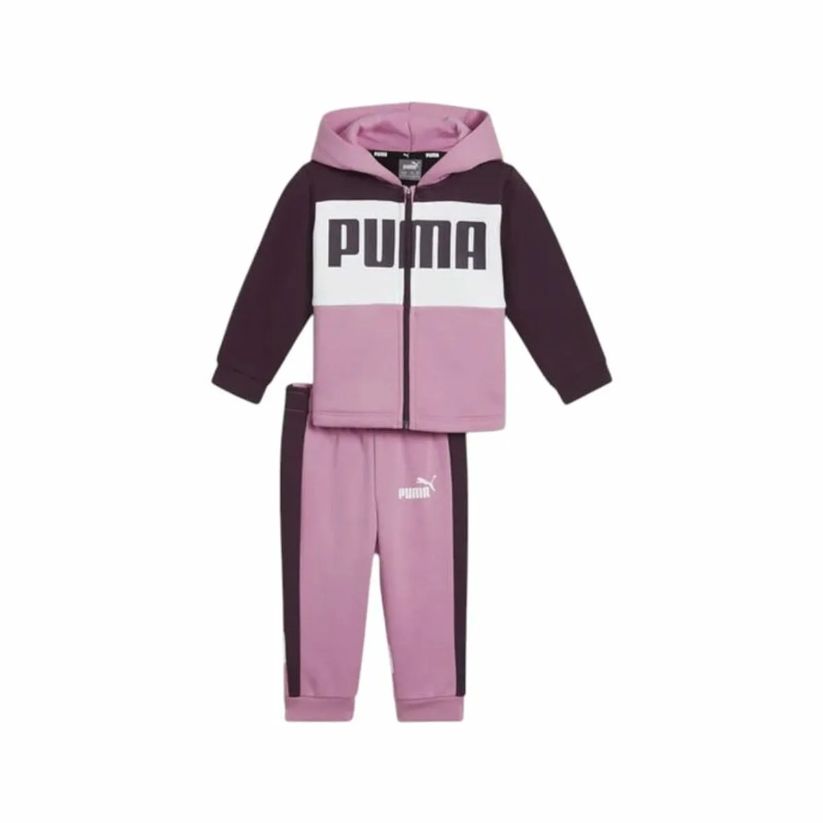 CHÁNDAL INFANTIL PUMA MINICATS COLORBLOCK MORADO