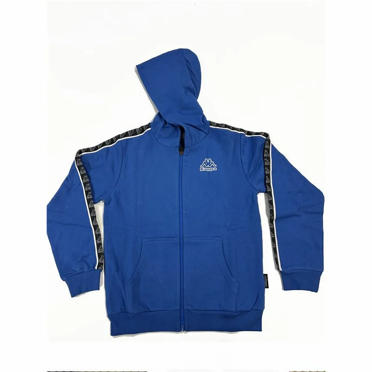 SUDADERA CON CAPUCHA NIÑO KAPPA 8031F0036 AZUL
