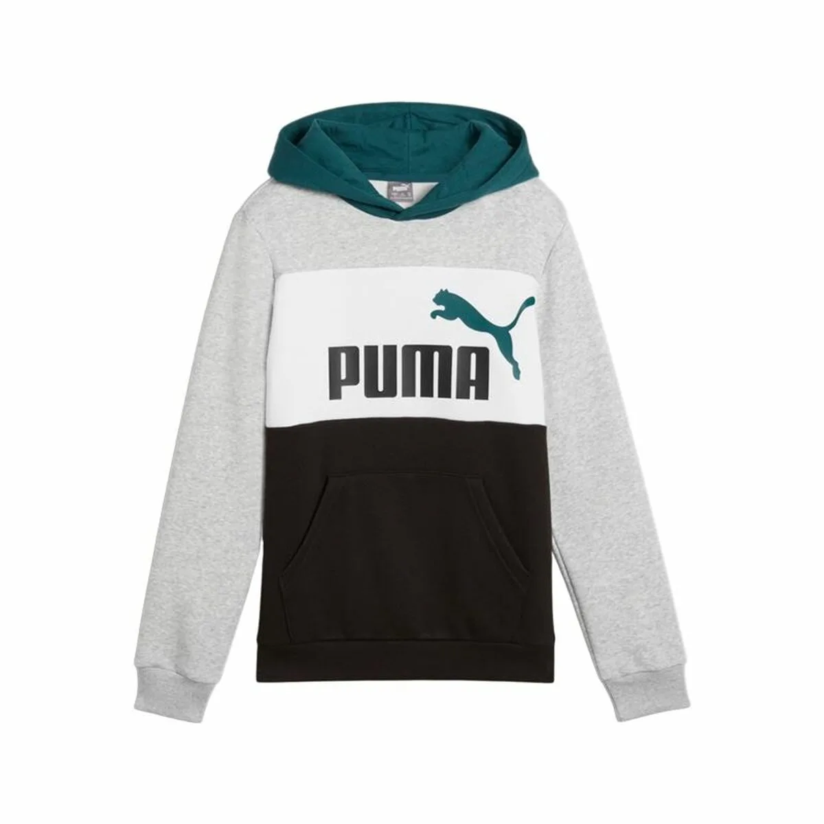 SUDADERA CON CAPUCHA NIÑO PUMA ESSENTIALS BLOCK