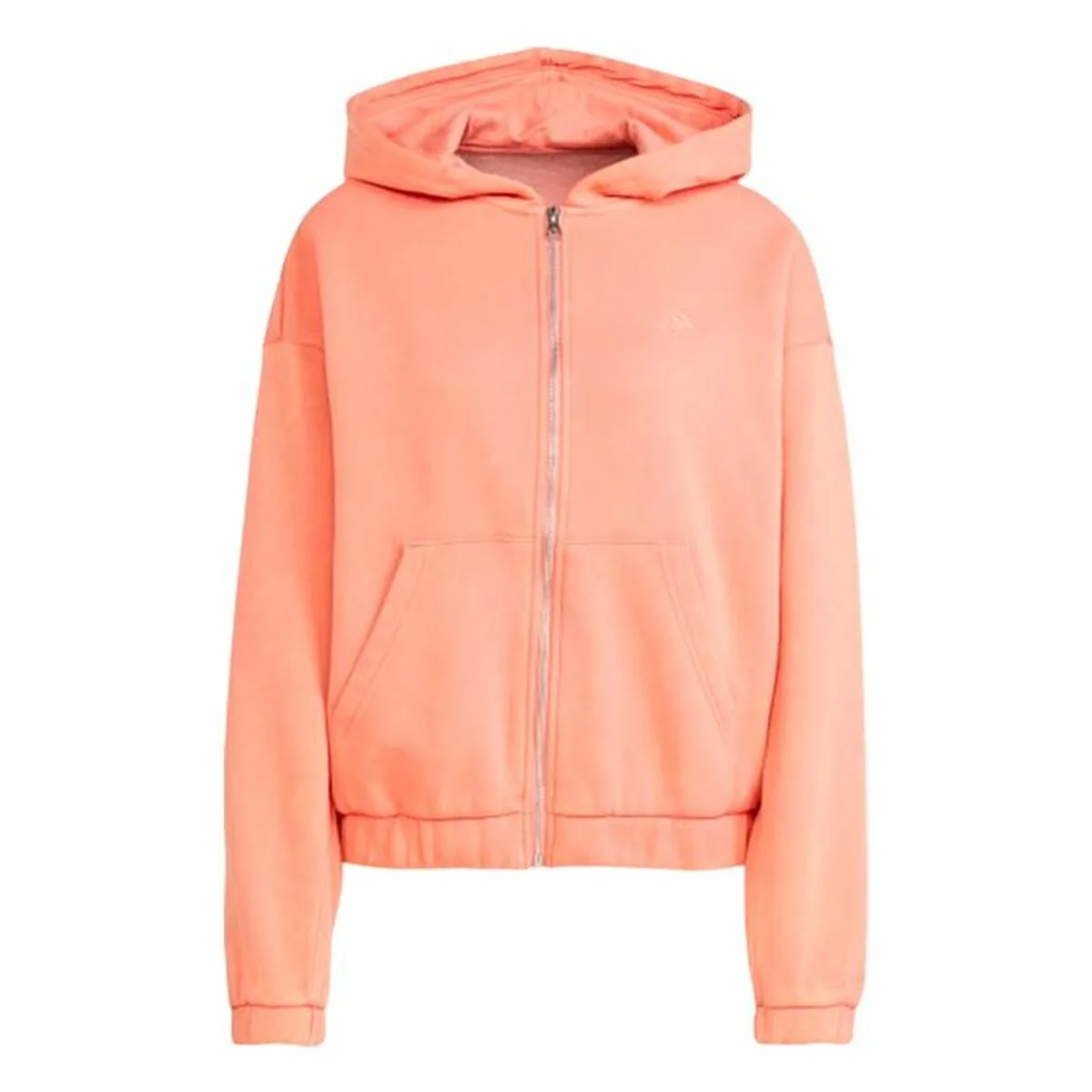SUDADERA CON CAPUCHA MUJER ADIDAS ALL SZN SALMÓN