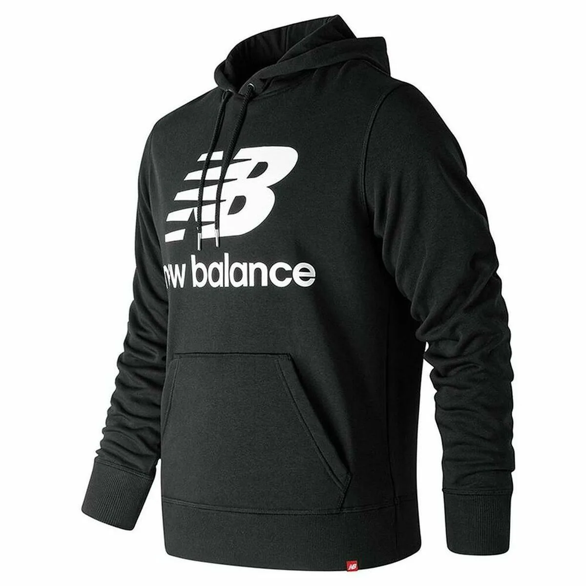 SUDADERA CON CAPUCHA MUJER NEW BALANCE WT03550 NEGRO