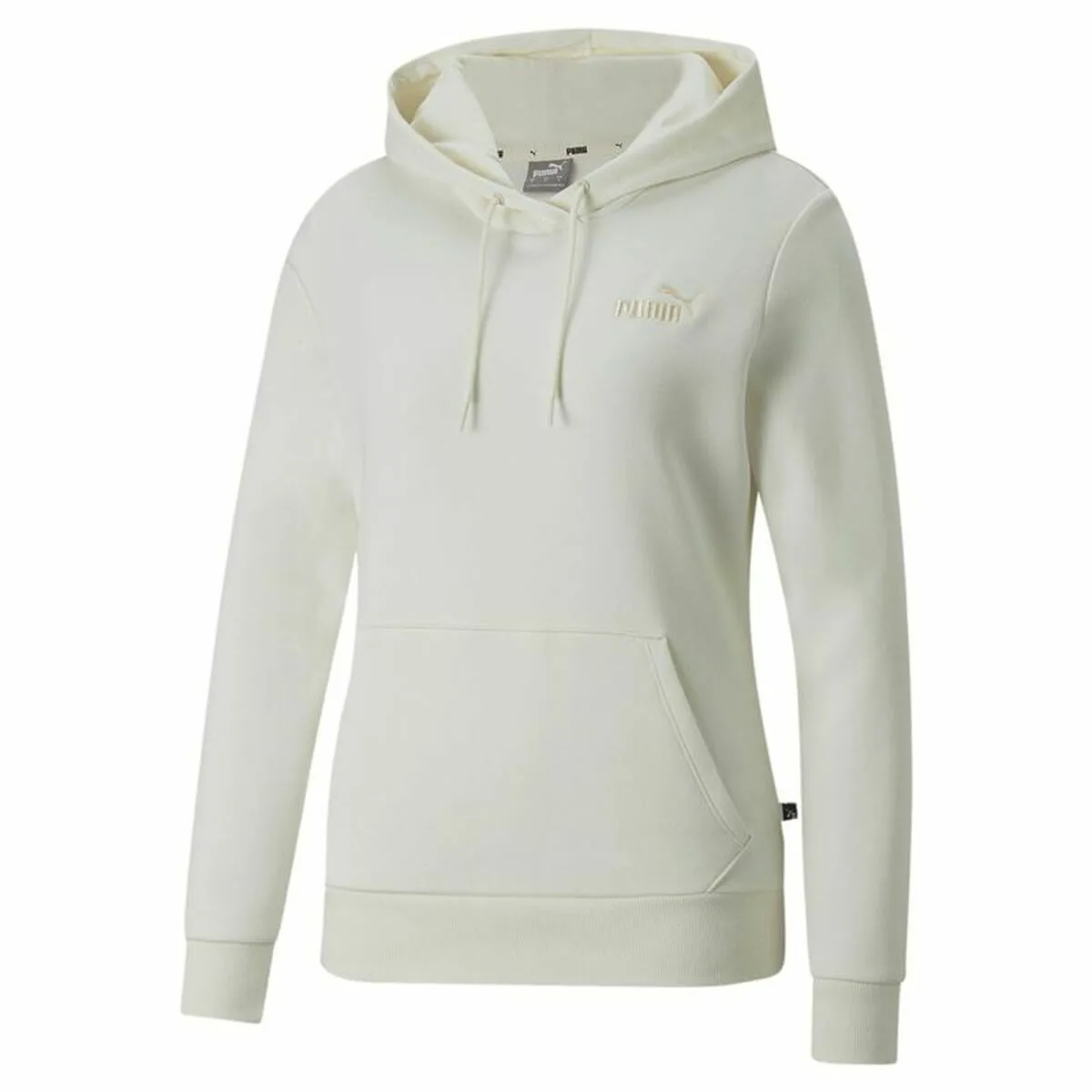 SUDADERA CON CAPUCHA MUJER PUMA BLANCO