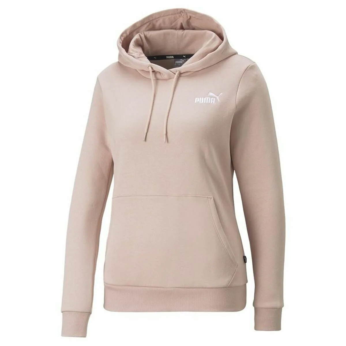 SUDADERA CON CAPUCHA MUJER PUMA ROSA CLARO