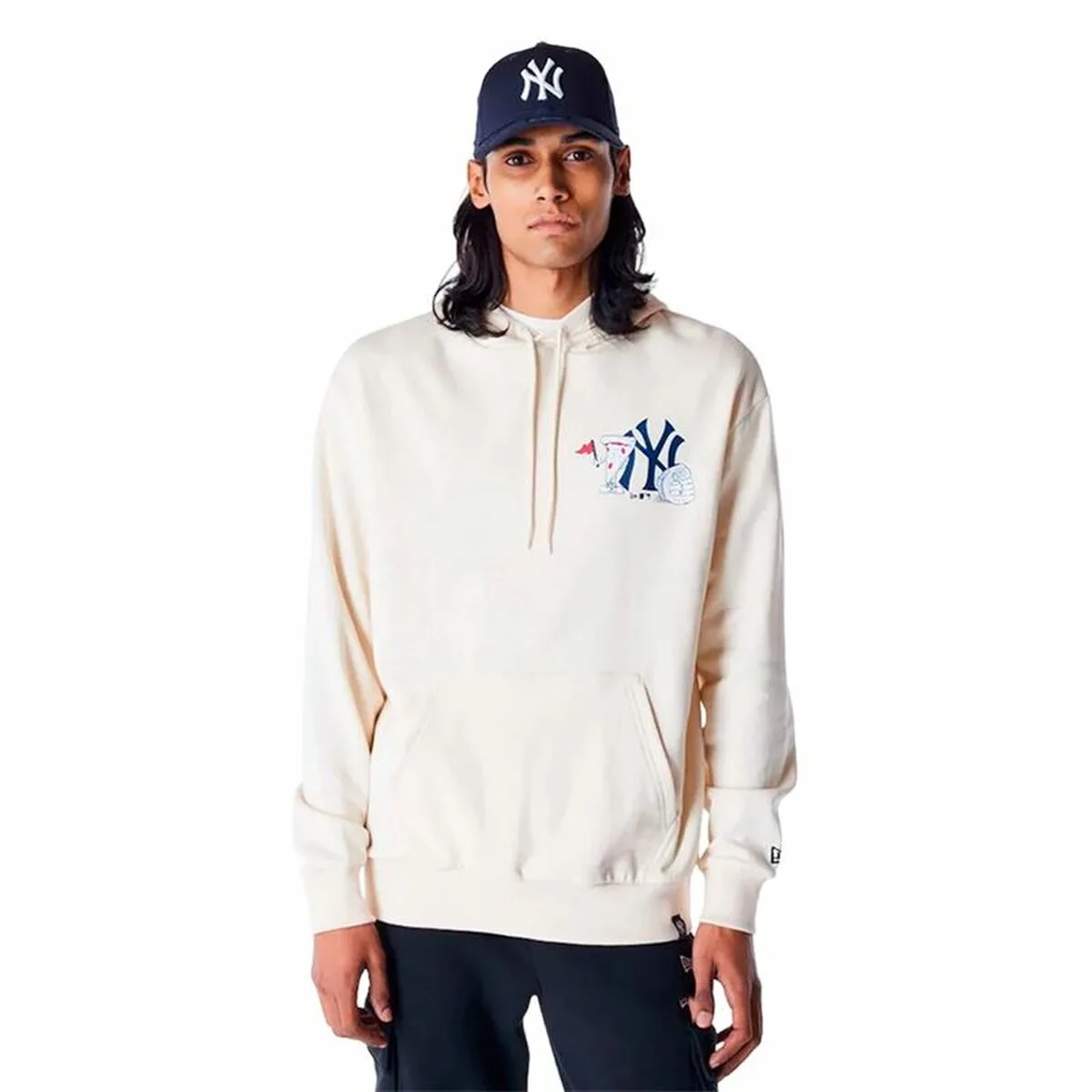 SUDADERA CON CAPUCHA HOMBRE NEW ERA MLB FOOD GRPHC OS NEW YORK YANKEES