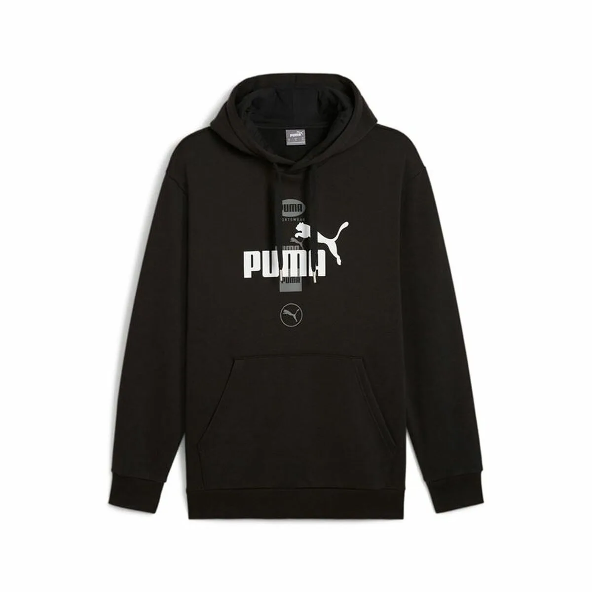 SUDADERA CON CAPUCHA HOMBRE PUMA PUMA POWER GRAPHIC NEGRO
